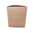 Luxury customized  logo printed white kraft paper  candle  boxes